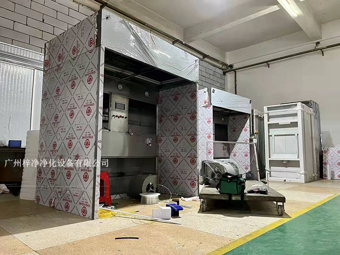 負(fù)壓稱量間制作現(xiàn)場實拍圖